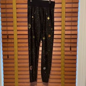 Ultracor leggings.  Galaxy print. High waist. XS